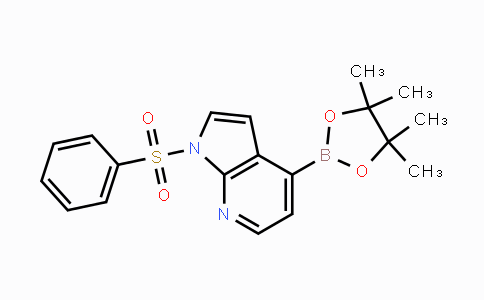 942919-24-6 | 1-(苯磺酰基)-4-(4,4,5,5-四甲基-1,3,2-二氧硼烷-2-基)-1H-吡咯并[2,3-B]吡啶