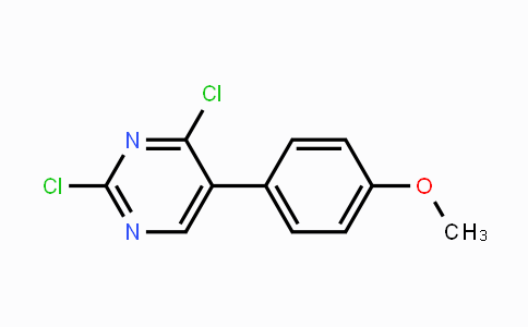 CAS No. 1523618-07-6, 2,4-Dichloro-5-(4-methoxyphenyl)pyrimidine