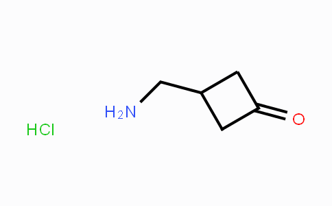 CAS No. 1363382-42-6, 3-(Aminomethyl)cyclobutanone hydrochloride