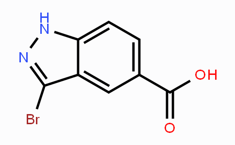 CAS No. 885521-49-3, 3-Bromo-1H-indazole-5-carboxylic acid