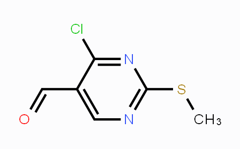 CAS No. 148256-82-0, 4-Chloro-2-(methylthio)pyrimidine-5-carbaldehyde