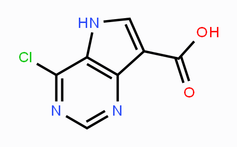 CAS No. 1019056-31-5, 4-Chloro-5H-pyrrolo[3,2-d]pyrimidine-7-carboxylic acid