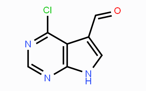 CAS No. 908287-21-8, 4-Chloro-7H-pyrrolo[2,3-d]pyrimidine-5-carbaldehyde