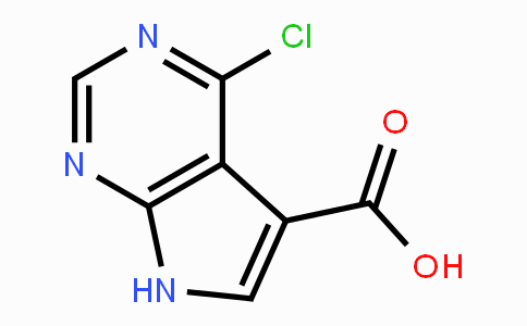 CAS No. 186519-92-6, 4-Chloro-7H-pyrrolo[2,3-d]pyrimidine-5-carboxylic acid