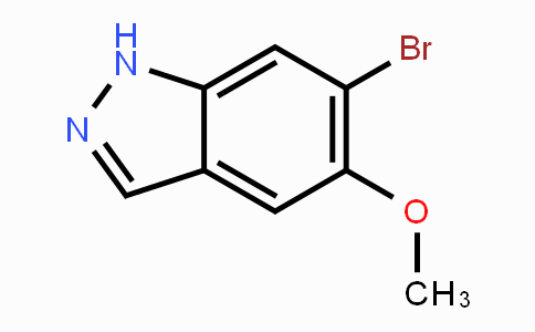 CAS No. 1206800-17-0, 6-Bromo-5-methoxy-1H-indazole