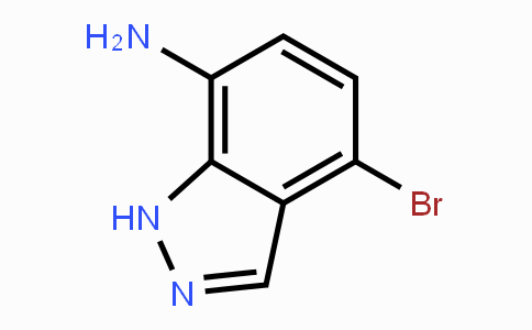 CAS No. 1190319-80-2, 7-Amino-4-bromo-1H-indazole