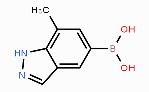 CAS No. 1245816-07-2, 7-Methyl-1H-indazole-5-boronic acid