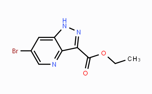 CAS No. 1234616-05-7, Ethyl 6-bromo-1H-pyrazolo[4,3-b]pyridine-3-carboxylate