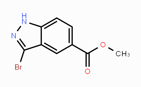 CAS No. 1086391-06-1, Methyl 3-bromoindazole-5-carboxylate