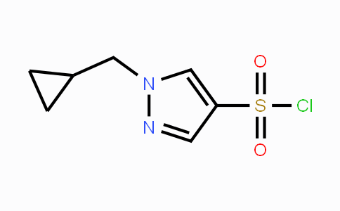 CAS No. 1178919-63-5, 1-(Cyclopropylmethyl)-1H-pyrazole-4-sulfonyl chloride