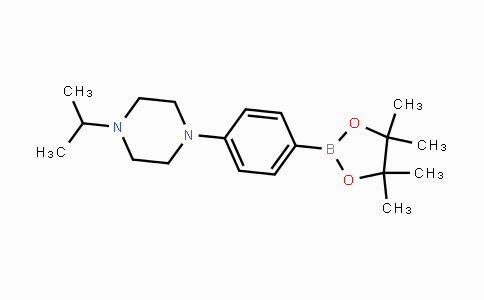 CAS No. 1073354-18-3, 4-(4-Isopropylpiperizinyl)phenylboronicacid,pinacolester