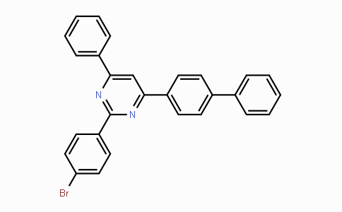 CAS No. 2036122-73-1, 4-([1,1'-biphenyl]-4-yl)-2-(4-bromophenyl)-6-phenylpyrimidine