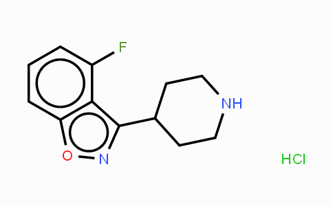 CAS No. 95742-19-1, 6-Fluoro-3-(4-piperidine)-1,2-benzoisoxazole hydrochloride