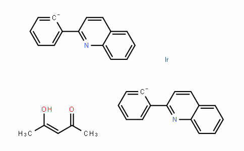 MC445614 | 1173886-71-9 | 双（2-苯基喹啉）（乙酰丙酮）铱（111）
