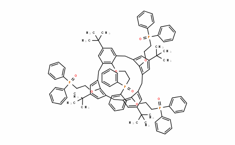 CAS No. 171979-66-1, tert-Butyl-calix[4]arene tetrakis[2-(diphenylphosphoryl)ethyl ether