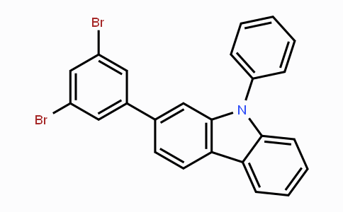 CAS No. 1351692-34-6, 2-(3,5-DiBromophenyl)-9-phenylcarbazole