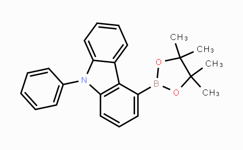 CAS No. 1547492-13-6, 9-Phenyl-4-(4,4,5,5-tetramethyl-1,3,2-dioxaborolan-2-yl)-9H-carbazole
