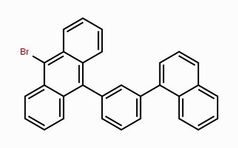 CAS No. 1304129-94-9, 9-Bromo-10-[3-(1-naphthalenyl)phenyl]-anthracene