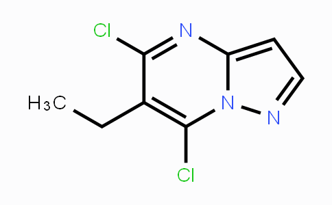 CAS No. 754211-04-6, 5,7-dichloro-6-ethylpyrazolo[1,5-a]pyrimidine