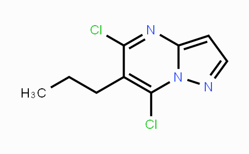 CAS No. 1338931-95-5, 5,7-dichloro-6-propylpyrazolo[1,5-a]pyrimidine