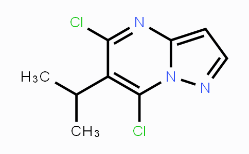 CAS No. 1338931-96-6, 5,7-dichloro-6-isopropylpyrazolo[1,5-a]pyrimidine