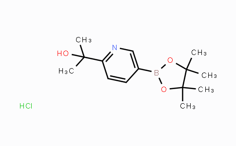 CAS No. 1441765-57-6, 2-(5-(4,4,5,5-tetramethyl-1,3,2-dioxaborolan-2-yl)pyridin-2-yl)propan-2-ol hydrochloride