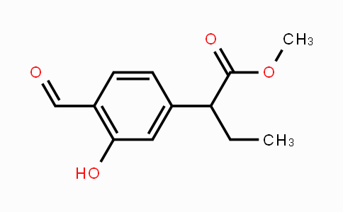 MC446930 | 1257397-50-4 | methyl 2-(4-formyl-3-hydroxyphenyl)butanoate