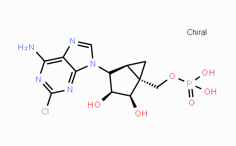 CAS No. 436847-13-1, ((1R,2R,3S,5S)-4-(6-amino-2-chloro-9H-purin-9-yl)-2,3-dihydroxybicyclo[3.1.0]hexan-1-yl)methyl dihydrogen phosphate
