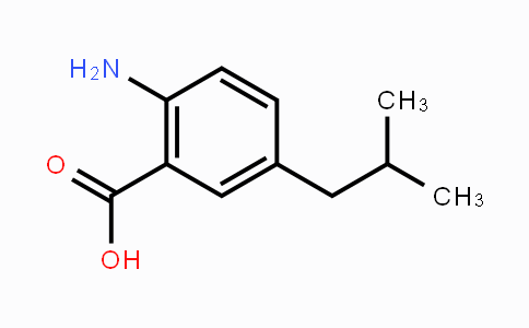 CAS No. 79069-39-9, 2-amino-5-isobutylbenzoic acid