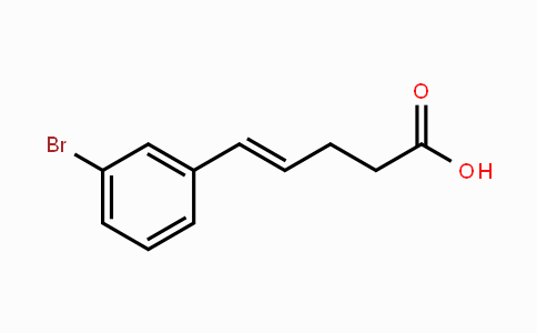 CAS No. 1180670-58-9, (E)-5-(3-bromophenyl)pent-4-enoic acid