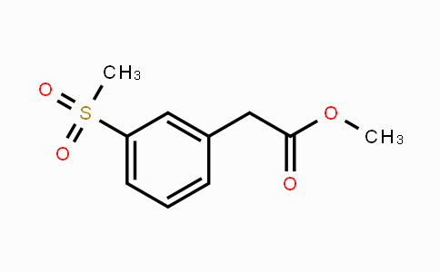 CAS No. 847150-07-6, methyl 2-(3-(methylsulfonyl)phenyl)acetate