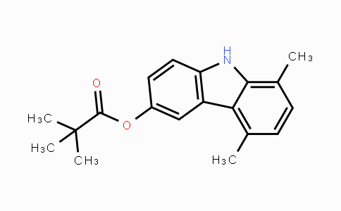 CAS No. 194163-24-1, 5,8-dimethyl-9H-carbazol-3-yl pivalate