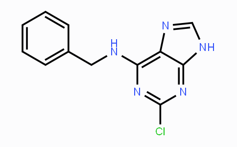 CAS No. 39639-47-9, N-benzyl-2-chloro-9H-purin-6-amine