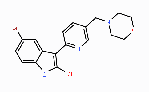 CAS No. 612488-09-2, 5-bromo-3-(5-(morpholinomethyl)pyridin-2-yl)-1H-indol-2-ol