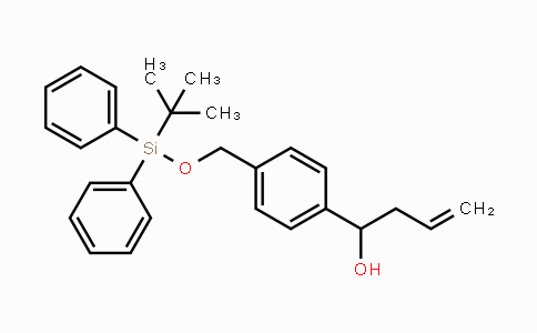 910610-20-7 | 1-(4-((tert-butyldiphenylsilyloxy)methyl)phenyl)but-3-en-1-ol
