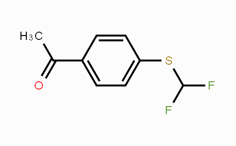 CAS No. 145326-60-9, 1-(4-(difluoromethylthio)phenyl)ethanone