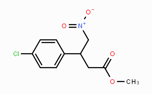 372944-95-1 | methyl 3-(4-chlorophenyl)-4-nitrobutanoate