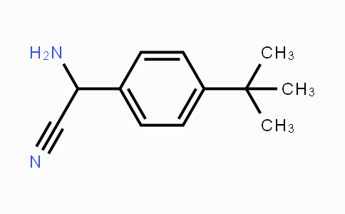 CAS No. 142524-45-6, 2-amino-2-(4-tert-butylphenyl)acetonitrile