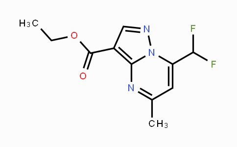 DY447422 | 438218-16-7 | ethyl 7-(difluoromethyl)-5-methylpyrazolo[1,5-a]pyrimidine-3-carboxylate