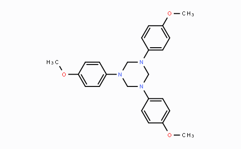 CAS No. 32752-37-7, 1,3,5-tris(4-methoxyphenyl)-1,3,5-triazinane
