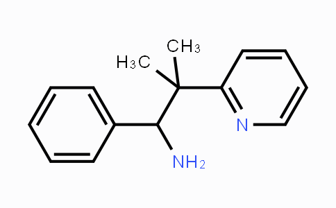 CAS No. 1233072-33-7, 2-methyl-1-phenyl-2-(pyridin-2-yl)propan-1-amine