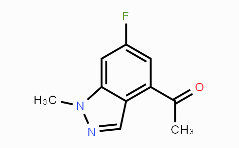 CAS No. 1425932-79-1, 1-(6-fluoro-1-methyl-1H-indazol-4-yl)ethanone