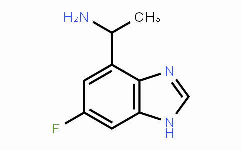 CAS No. 1425932-58-6, 1-(6-fluoro-1H-benzo[d]imidazol-4-yl)ethanamine