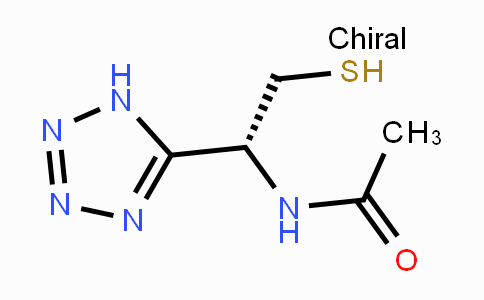 CAS No. 1200836-89-0, (R)-N-(2-mercapto-1-(1H-tetrazol-5-yl)ethyl)acetamide