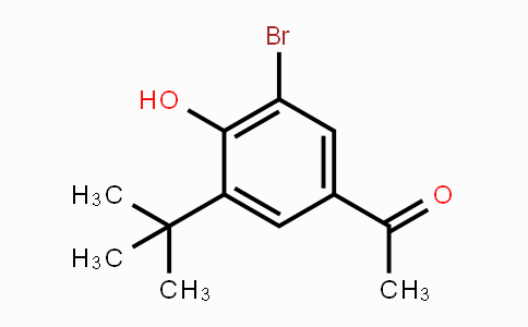 CAS No. 153356-10-6, 1-(3-bromo-5-tert-butyl-4-hydroxyphenyl)ethanone
