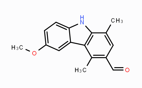 CAS No. 18073-15-9, 6-methoxy-1,4-dimethyl-9H-carbazole-3-carbaldehyde