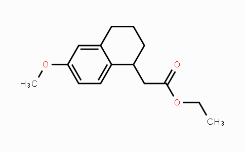 CAS No. 58491-25-1, ethyl 2-(6-methoxy-1,2,3,4-tetrahydronaphthalen-1-yl)acetate