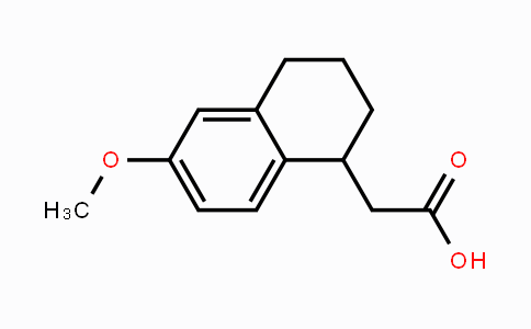 CAS No. 68254-80-8, 2-(6-methoxy-1,2,3,4-tetrahydronaphthalen-1-yl)acetic acid