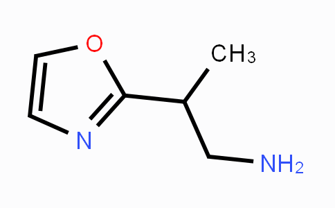 CAS No. 1194508-26-3, 2-(oxazol-2-yl)propan-1-amine