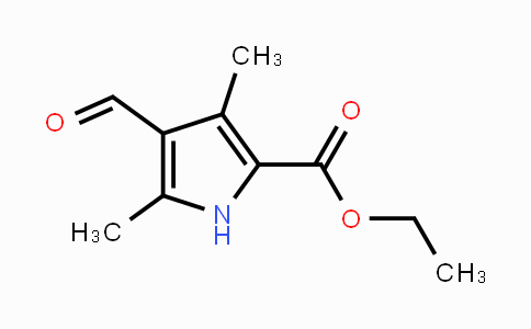 CAS No. 2199-64-6, ethyl 4-formyl-3,5-dimethyl-1H-pyrrole-2-carboxylate